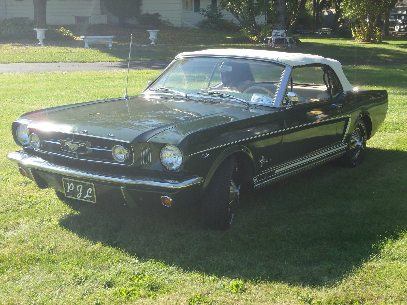 1965 Dark Green Metalic Ford Mustang Convertible