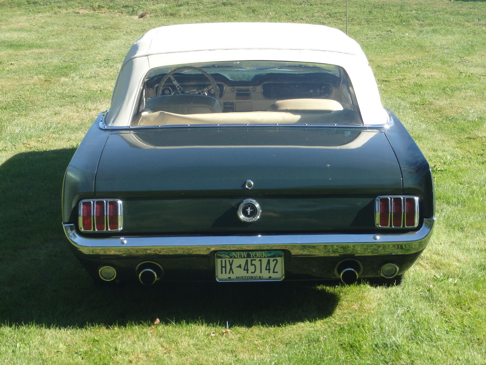 1965 Dark Green Metalic Ford Mustang Convertible