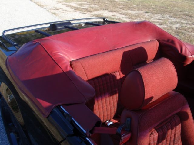 1988 Black Ford Mustang Convertible