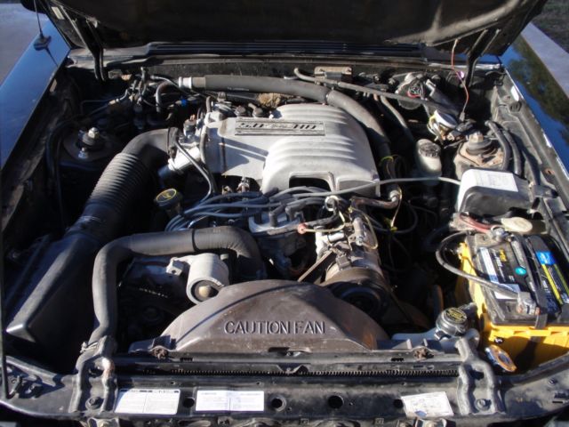 1988 Black Ford Mustang Convertible