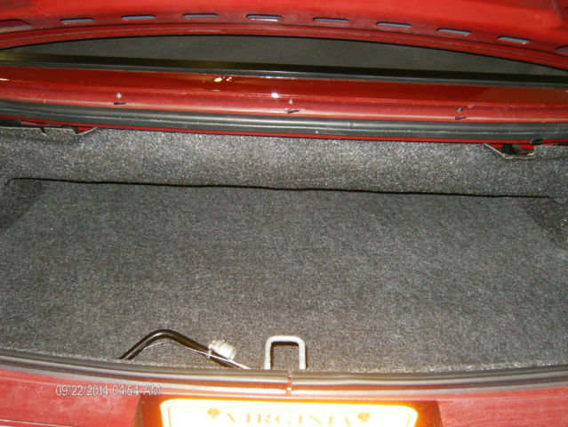 1989 Red Ford Mustang Convertible