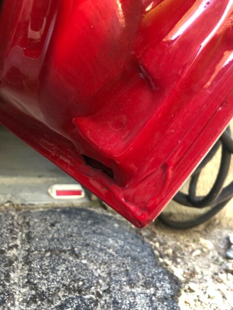 1989 Red Ford Mustang Convertible