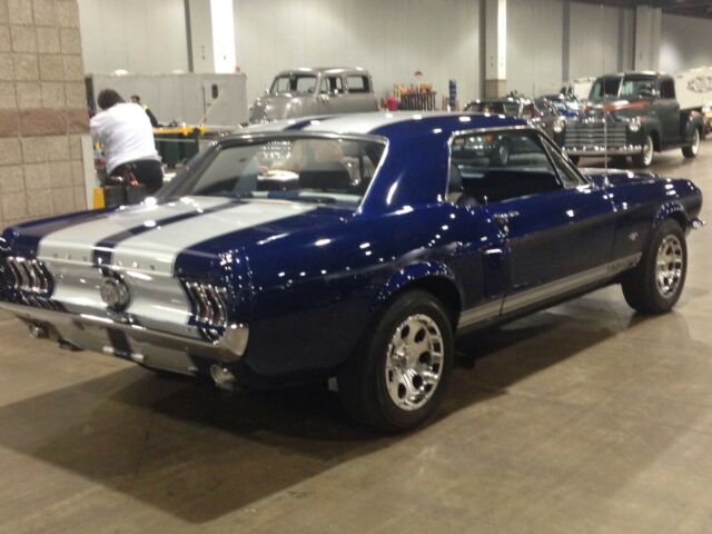 1967 Metallic Med. Blue & Silver Ford Mustang Coupe
