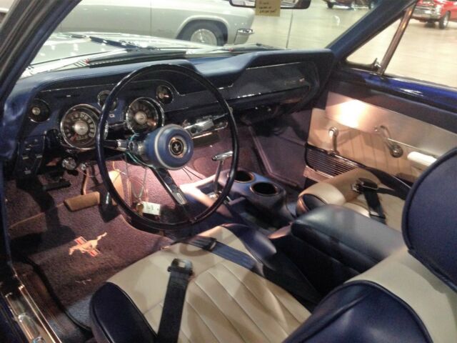 1967 Metallic Med. Blue & Silver Ford Mustang Coupe