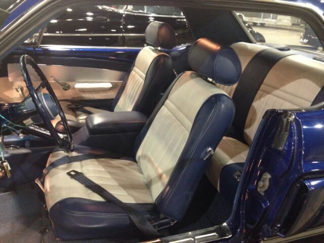 1967 Metallic Med. Blue & Silver Ford Mustang Coupe