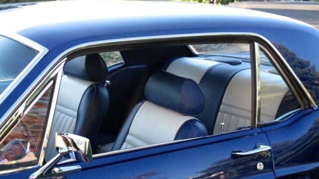 1967 Metallic Med. Blue & Silver Ford Mustang Coupe