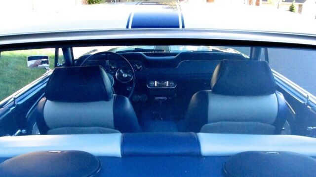 1967 Metallic Med. Blue & Silver Ford Mustang Coupe