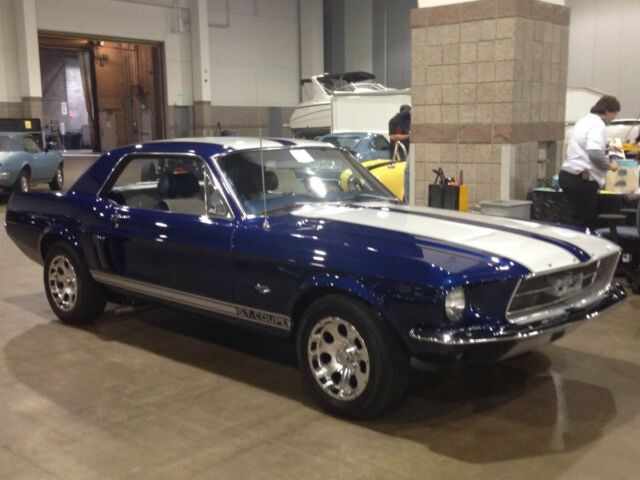 1967 Metallic Med. Blue & Silver Ford Mustang Coupe