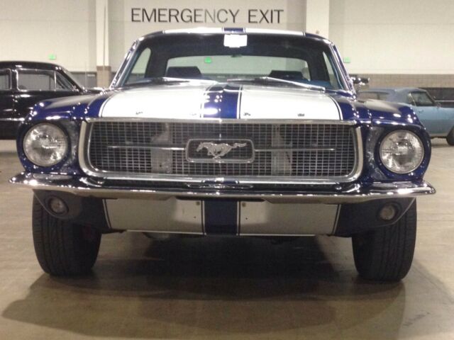 1967 Metallic Med. Blue & Silver Ford Mustang Coupe