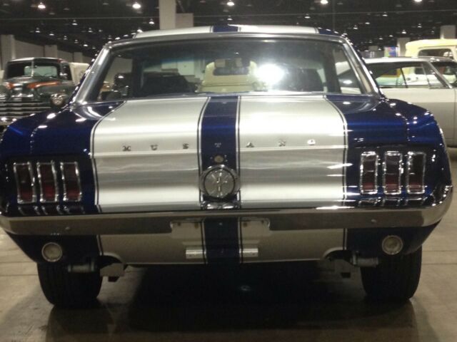 1967 Metallic Med. Blue & Silver Ford Mustang Coupe