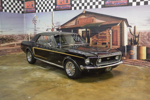 1968 Black Ford Mustang Coupe