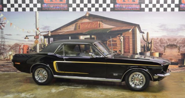 1968 Black Ford Mustang Coupe