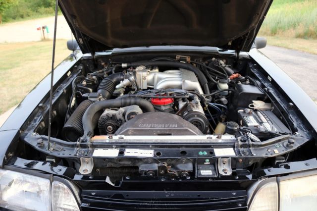 1993 Black Ford Mustang Convertible