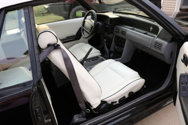 1993 Black Ford Mustang Convertible