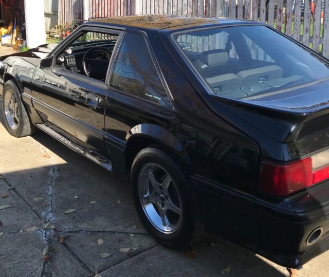 1991 Black Ford Mustang