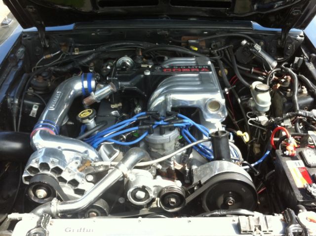 1991 Black Ford Mustang