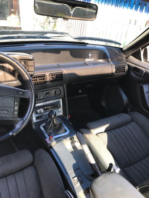 1991 Black Ford Mustang