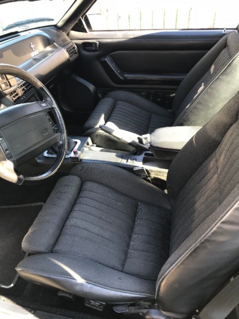 1991 Black Ford Mustang