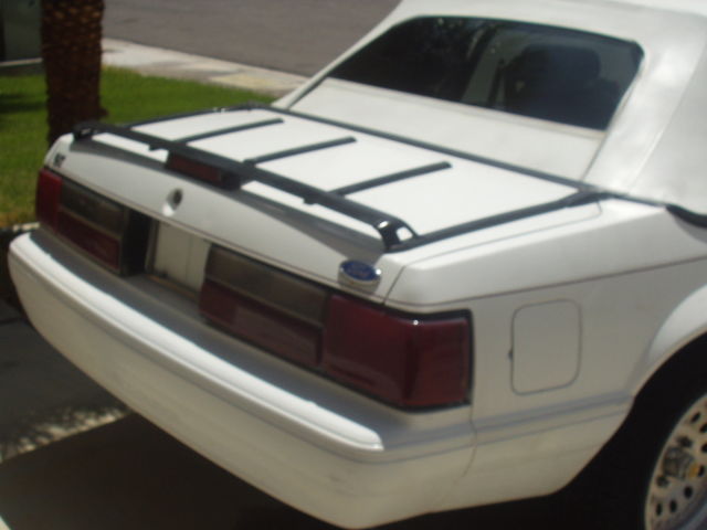 1993 White Ford Mustang Convertible