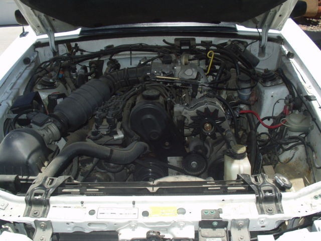 1993 White Ford Mustang Convertible