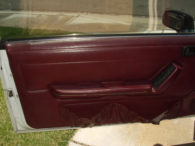 1993 White Ford Mustang Convertible