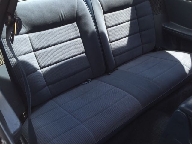 1988 White Ford Mustang Hatchback