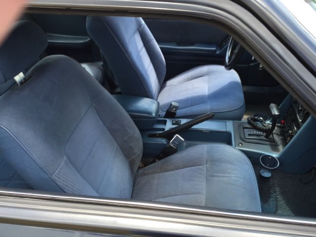 1988 White Ford Mustang Hatchback