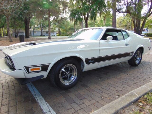 1973 Yellow Ford Mustang Coupe