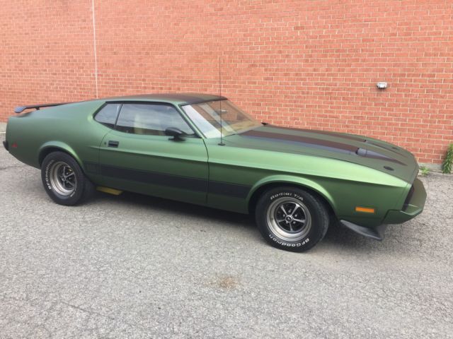 1973 Green Ford Mustang Fastback