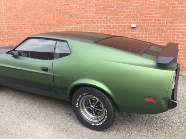 1973 Green Ford Mustang Fastback