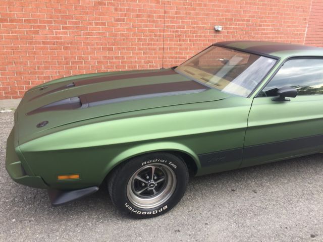 1973 Green Ford Mustang Fastback