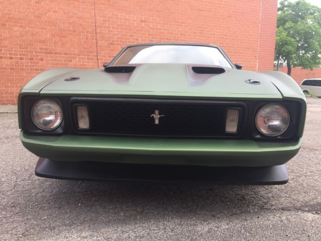 1973 Green Ford Mustang Fastback