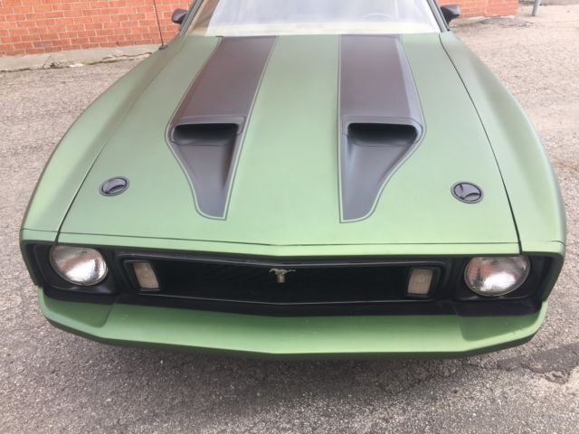 1973 Green Ford Mustang Fastback