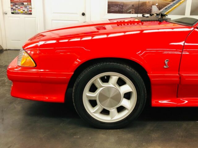 1993 Red Ford Mustang Hatchback