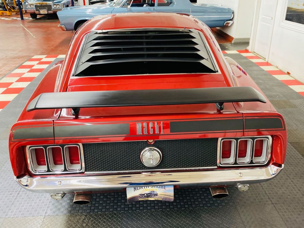 1970 Red Ford Mustang Fastback