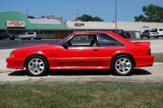 1993 Red Ford Mustang Coupe