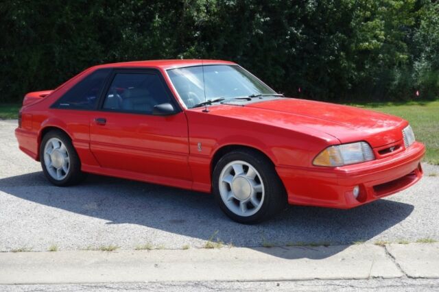 1993 Red Ford Mustang Coupe