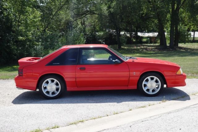 1993 Red Ford Mustang Coupe