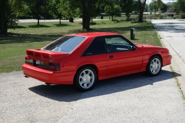 1993 Red Ford Mustang Coupe