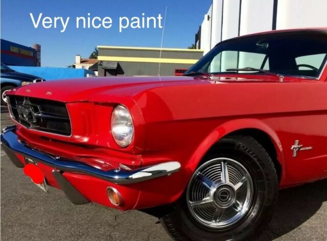 1965 Red Ford Mustang Coupe