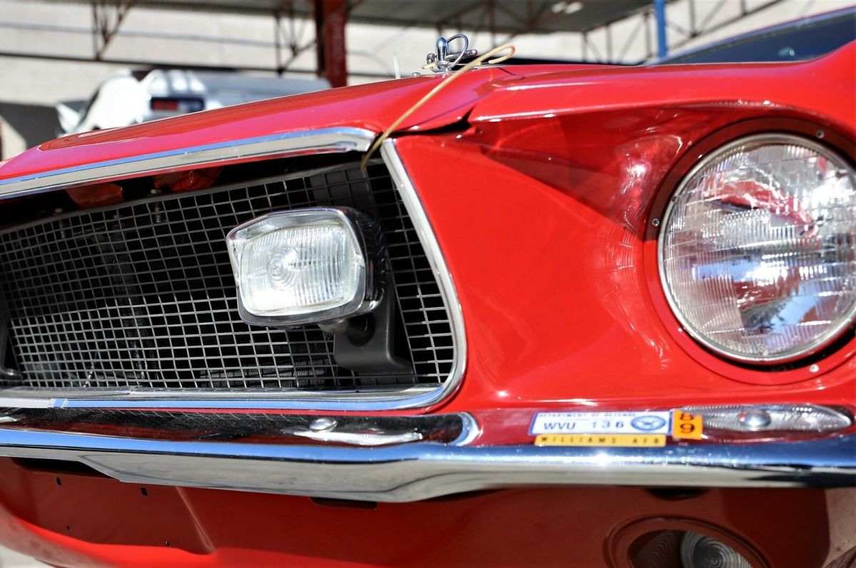 1968 Red Ford Mustang COUPE
