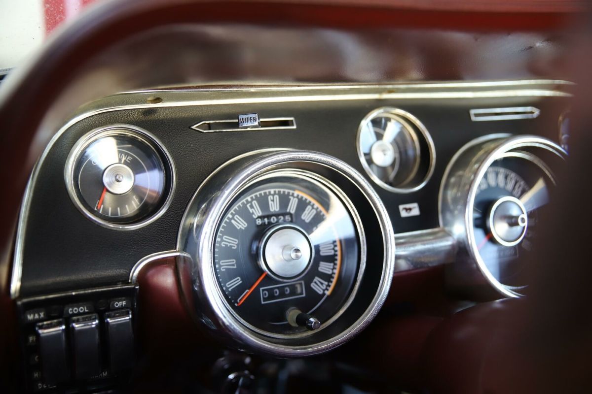 1968 Red Ford Mustang COUPE