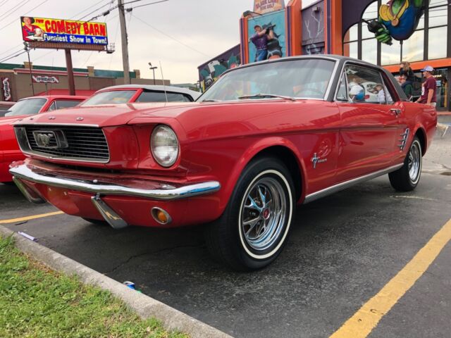 1966 Red Ford Mustang Coupe