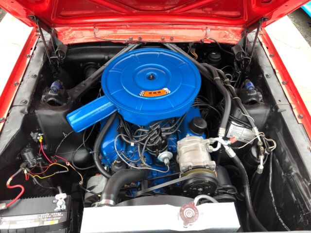 1966 Red Ford Mustang Coupe