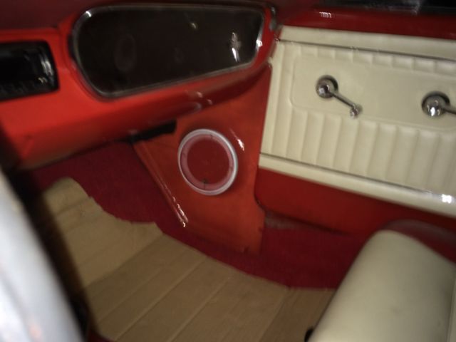 1965 Red Ford Mustang coupe