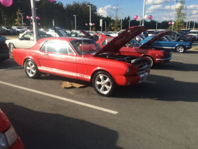 1965 Red Ford Mustang coupe
