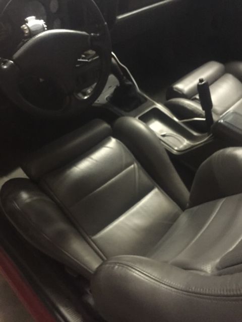 1985 Red Ford Mustang Hatchback