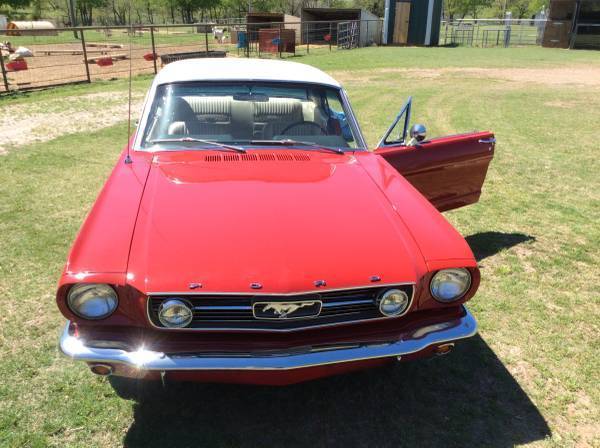 1966 Red Ford Mustang Coupe