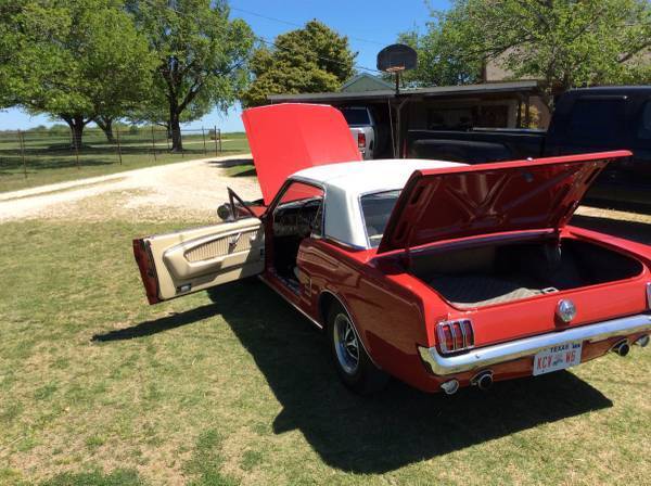 1966 Red Ford Mustang Coupe