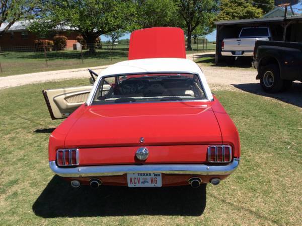 1966 Red Ford Mustang Coupe